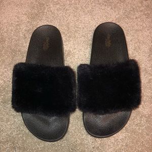 SOLD Fur slides
